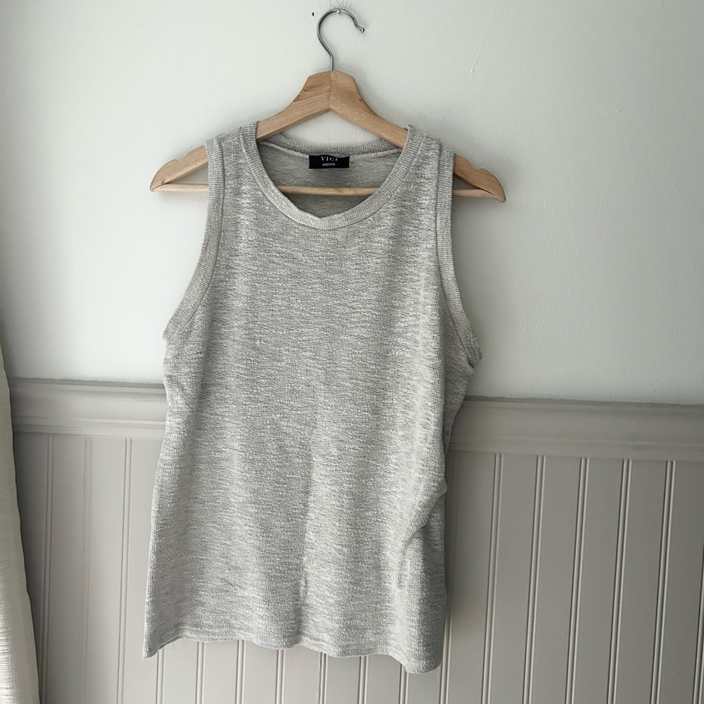 Vici Medium Light Gray Tank Top